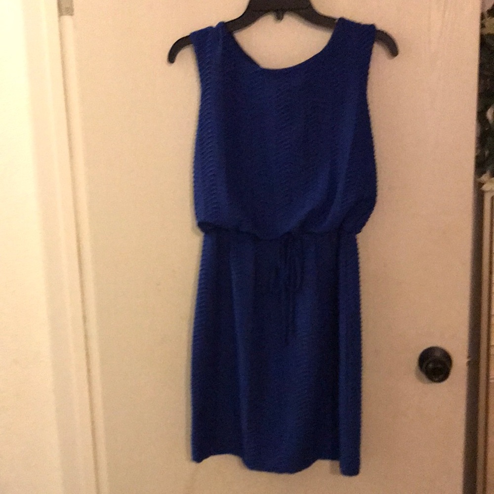 Dress blue evening dress